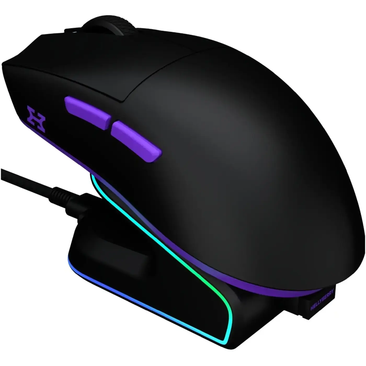 Купить Мышь Hator Hellyberry HM47 Wireless Black/Violet - фото 1