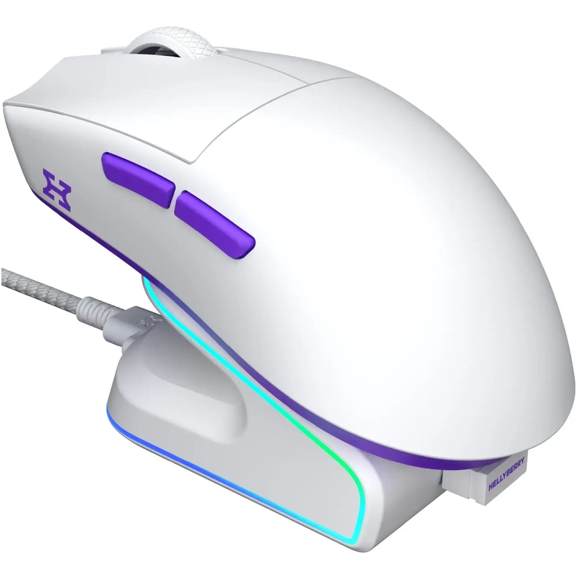 Купить Мышь Hator Hellyberry HM47 Wireless White/Violet - фото 1