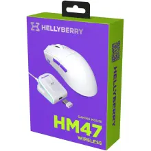 Купить Мышь Hator Hellyberry HM47 Wireless White/Violet - фото 10