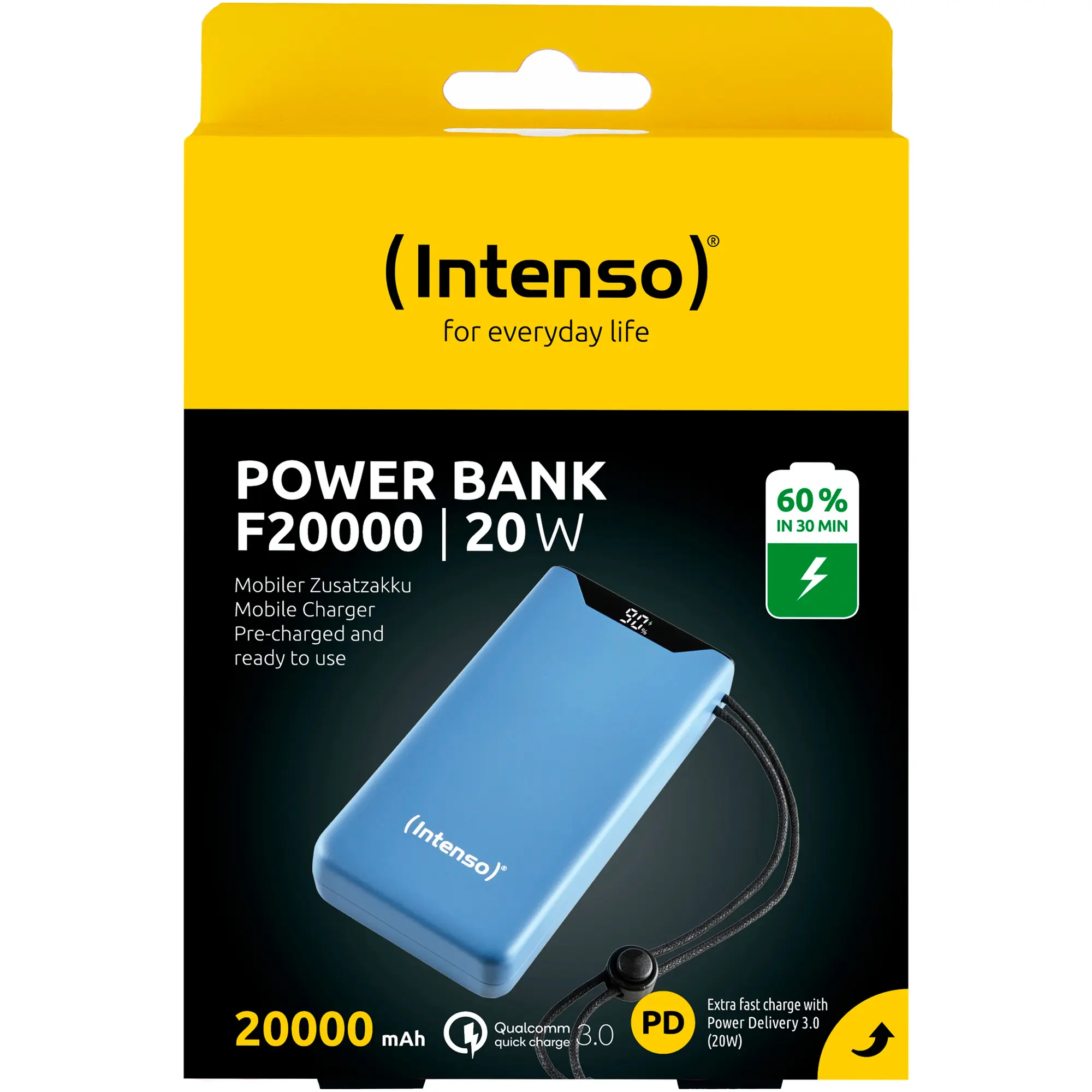 Купить Павербанк УМБ Intenso F20000 20000mAh 20W Blue (7332055) - фото 4