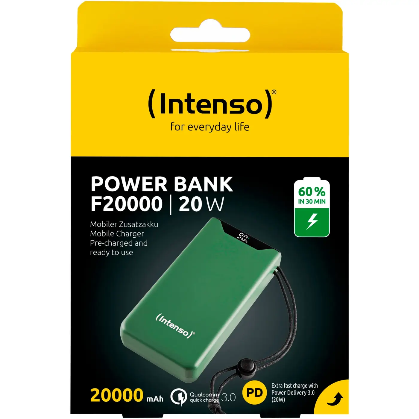 Купить Павербанк УМБ Intenso F20000 20000mAh 20W Green (7332057) - фото 4