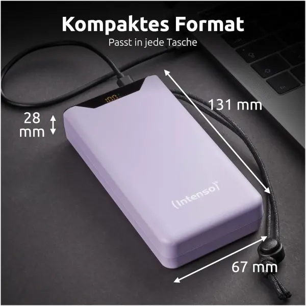 Купить Павербанк УМБ Intenso F20000 20000mAh 20W Purple (7332053) - фото 3