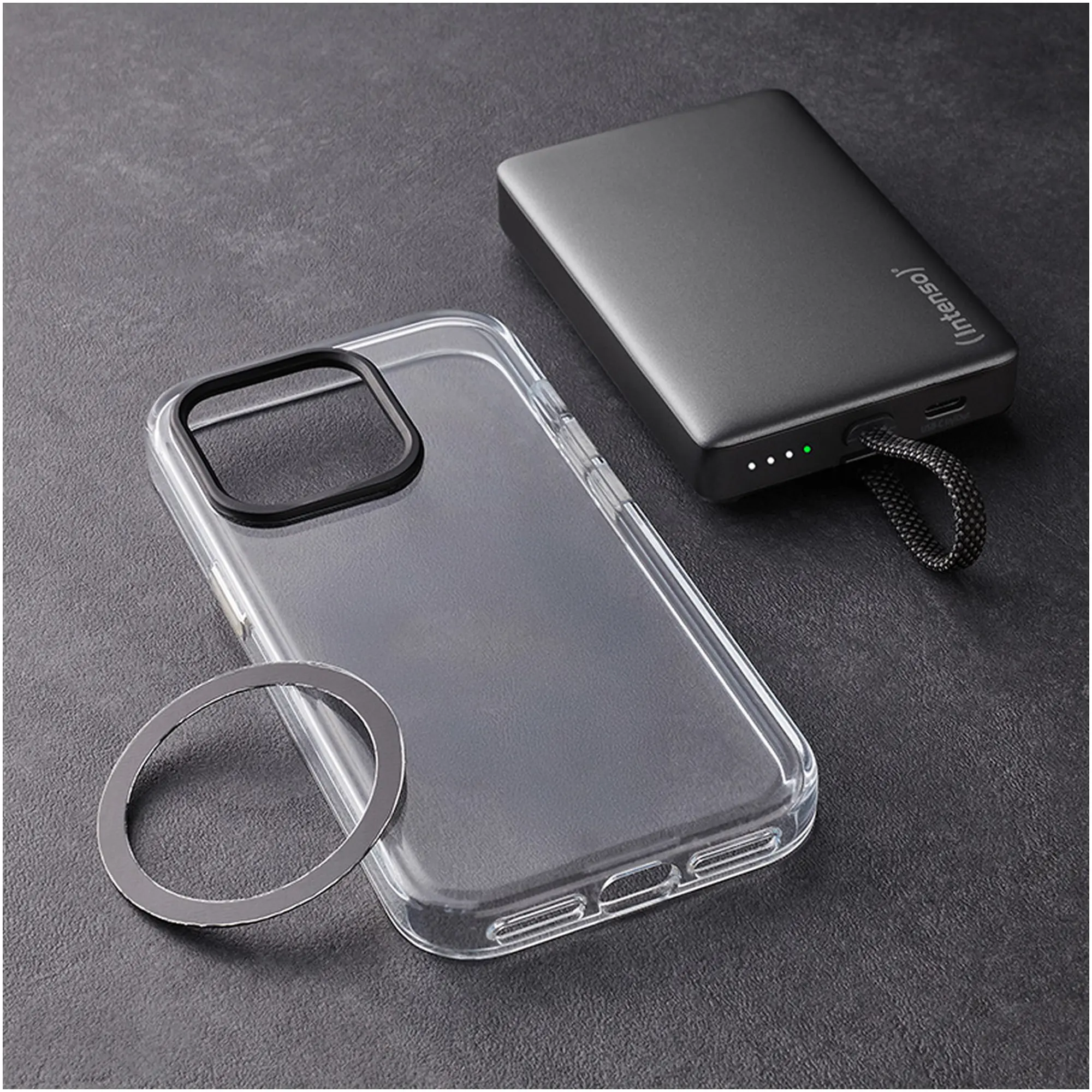 Купить Павербанк УМБ Intenso MC10000 10000mAh 20W Mag USB Grey (7340034) - фото 3