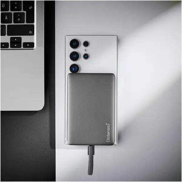 Купить Павербанк УМБ Intenso MC10000 10000mAh 20W Mag USB Grey (7340034) - фото 4