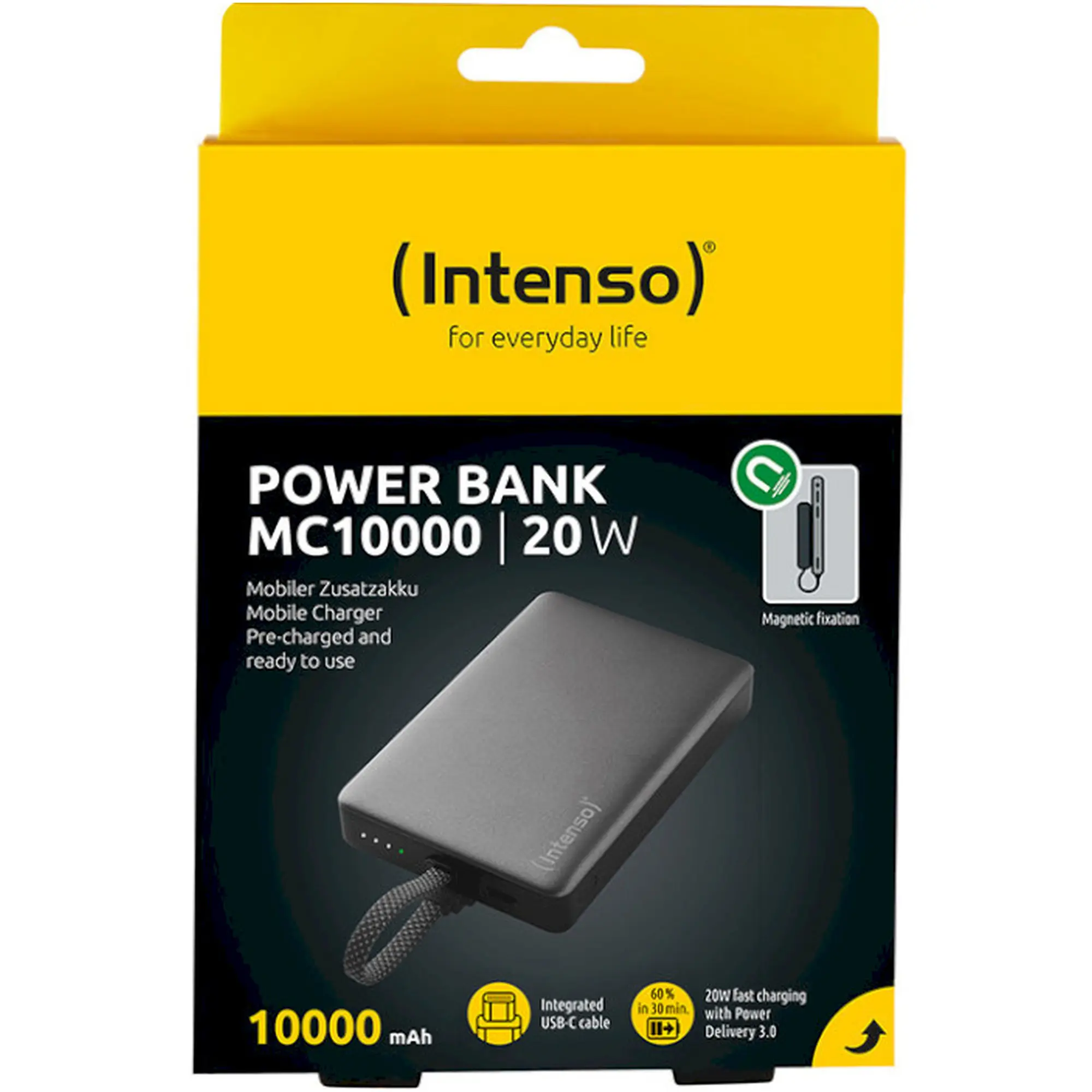 Купить Павербанк УМБ Intenso MC10000 10000mAh 20W Mag USB Grey (7340034) - фото 5