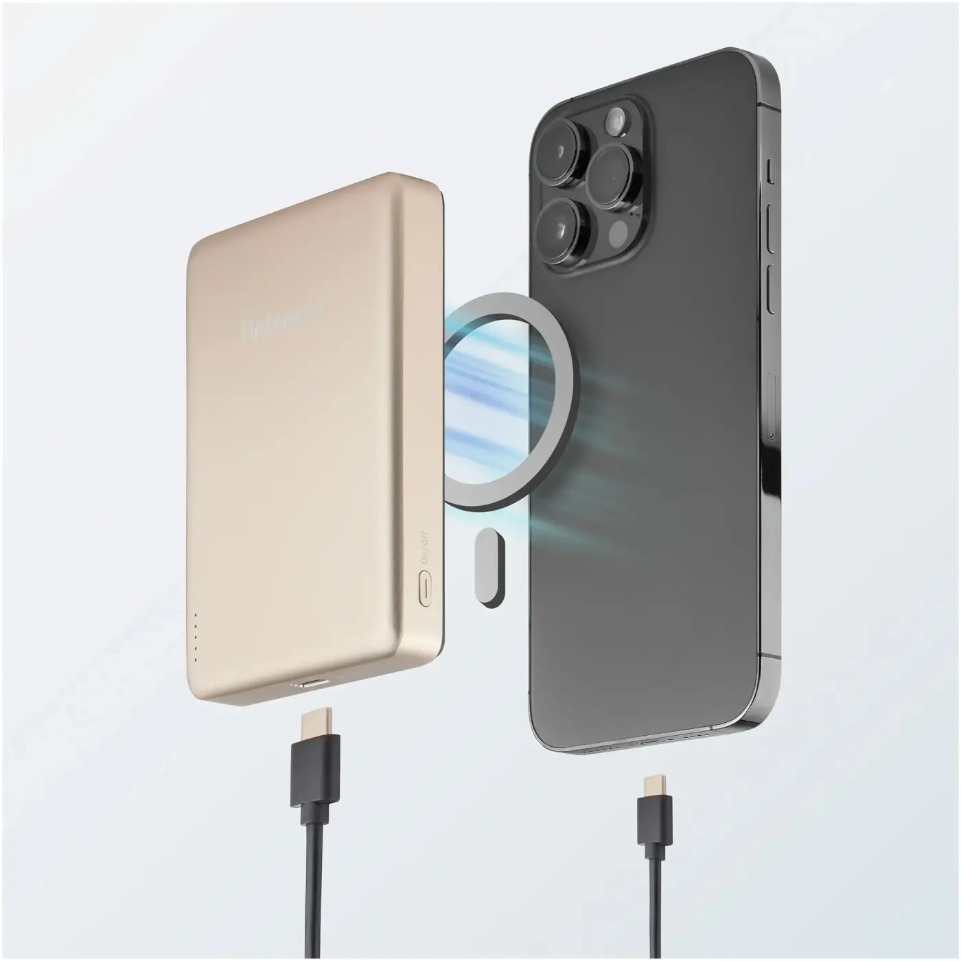 Купить Павербанк УМБ Intenso MW10000 10000mAh 20W Champagne (7344031) - фото 5