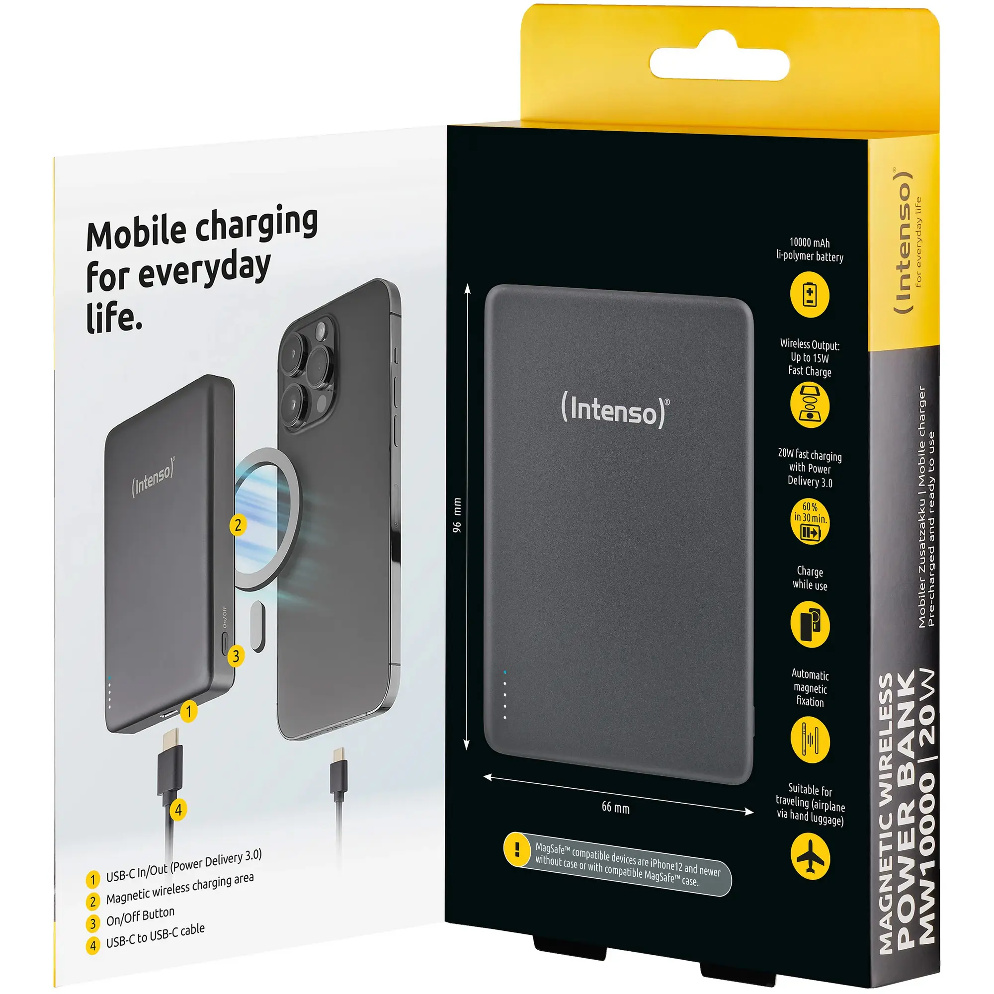 Купить Павербанк УМБ Intenso MW10000 10000mAh 20W Grey (7344034) - фото 9