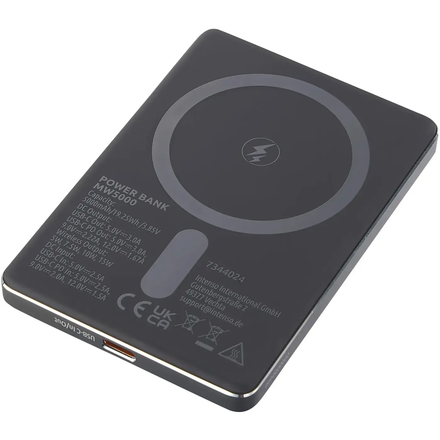Купить Павербанк УМБ Intenso MW5000 5000mAh 20W Grey (7344024) - фото 2
