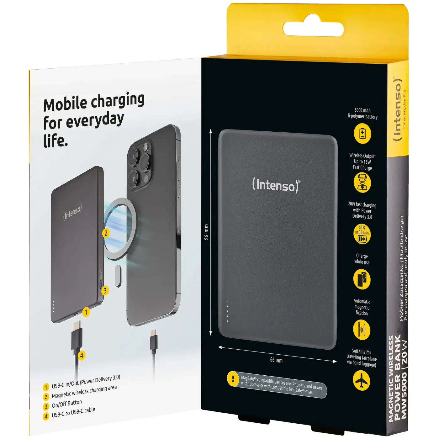 Купить Павербанк УМБ Intenso MW5000 5000mAh 20W Grey (7344024) - фото 9