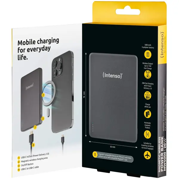 Купить Павербанк УМБ Intenso MW5000 5000mAh 20W Grey (7344024) - фото 9