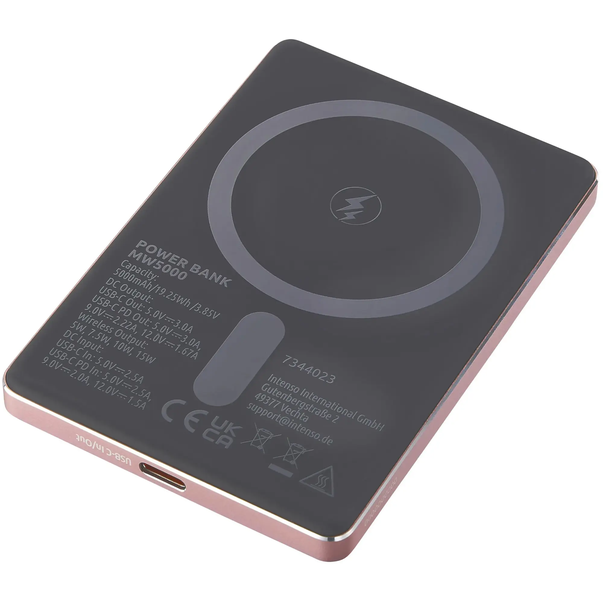 Купить Павербанк УМБ Intenso MW5000 5000mAh 20W Rose (7344023) - фото 3