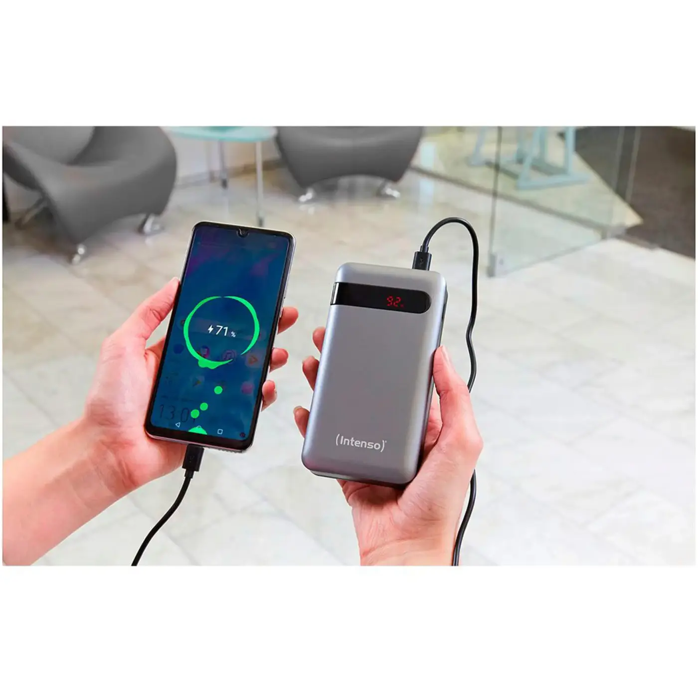 Купить Павербанк УМБ Intenso PD20000 20000mAh 20W Grey (7332354) - фото 5
