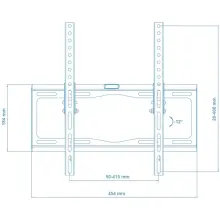 Купити Кронштейн для телевізора Walfix TV-40B 26"-55" з нахилом - фото 2