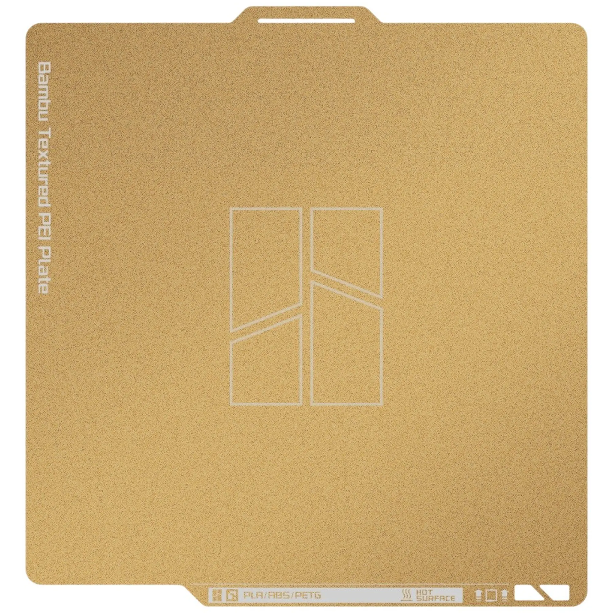 Купить Пластина для 3D-принтера Bambu Lab P2S Textured PEI Plate 256x256 мм (FAP033) - фото 1
