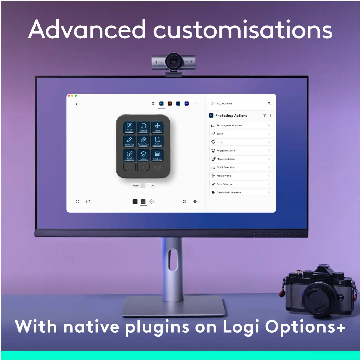 Купить Клавиатура Logitech MX Creative Console Graphite (920-012931) - фото 8