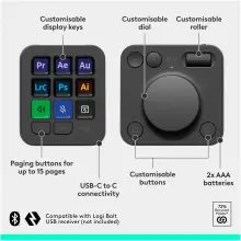 Купить Клавиатура Logitech MX Creative Console Graphite (920-012931) - фото 10