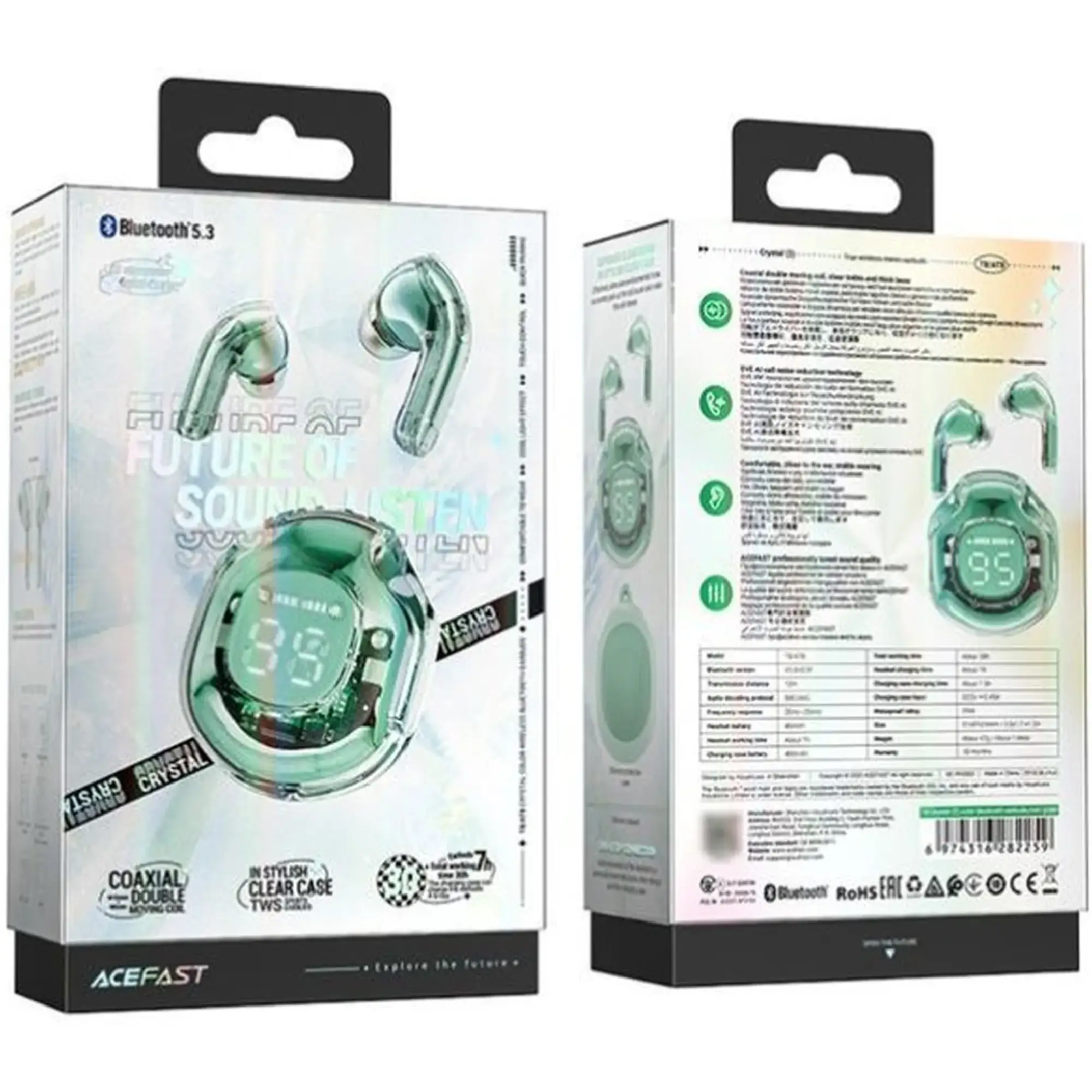Купить Наушники Acefast T8 Mint Green (6974316282259) - фото 4