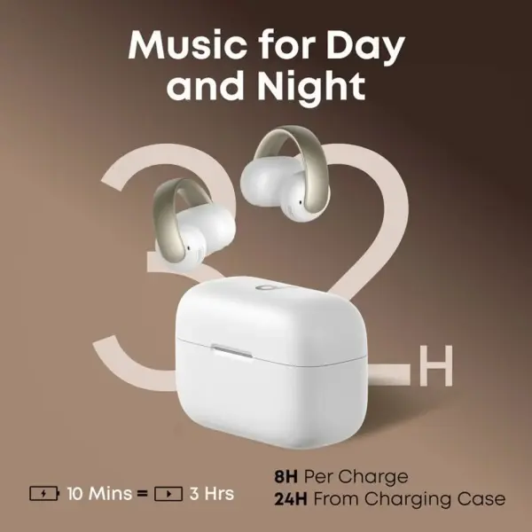 Купить Наушники Anker SoundCore AeroClip White (A3388G21) - фото 2