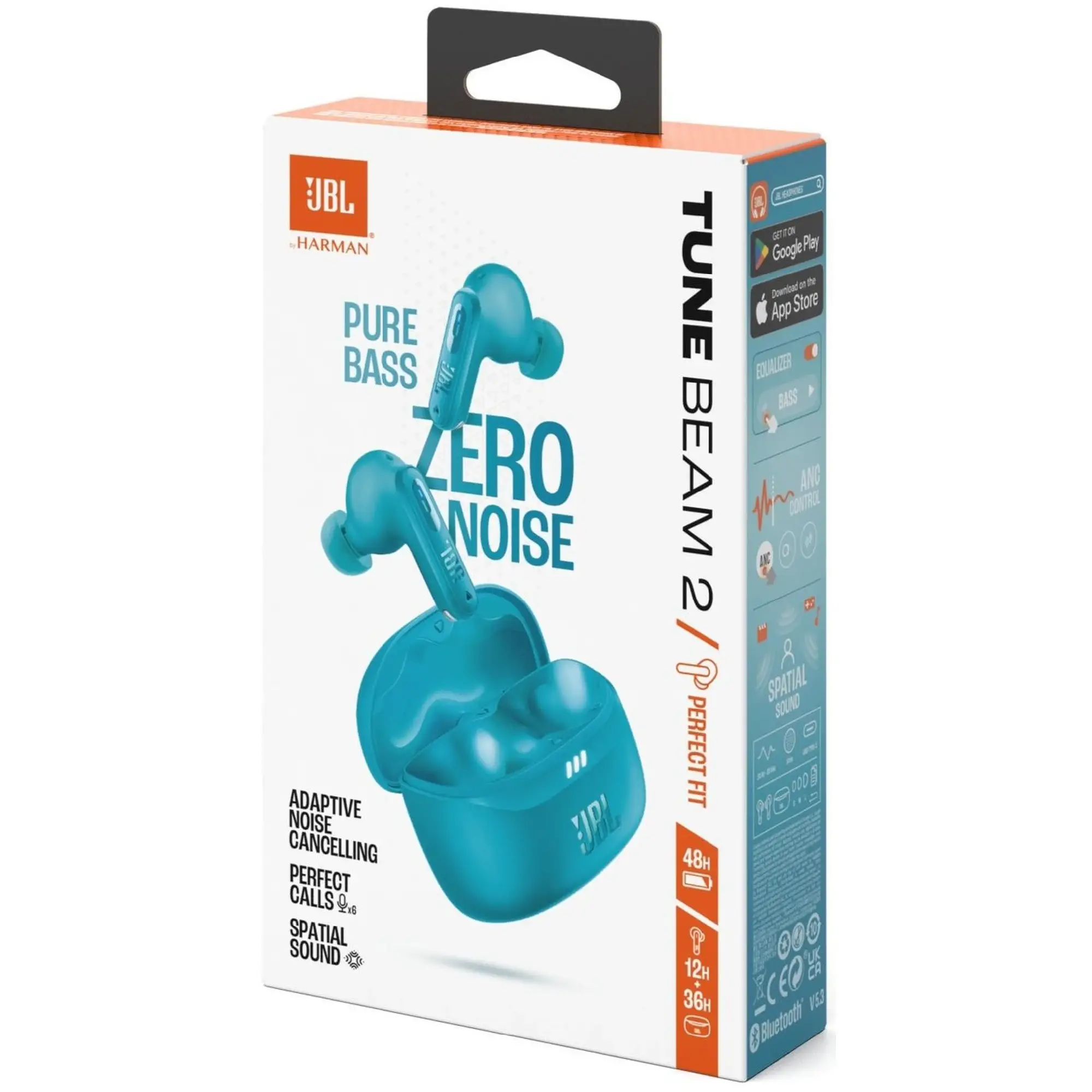 Купить Наушники JBL Tune Beam 2 Turquoise (JBLTBEAM2TQE) - фото 8