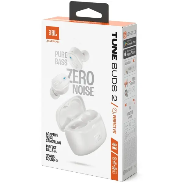 Купить Наушники JBL Tune Buds 2 White (JBLTBUDS2WHT) - фото 9