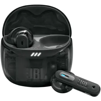 Купити Навушники JBL Tune Flex 2 Ghost Black (JBLTFLEX2GBLK) - фото 1