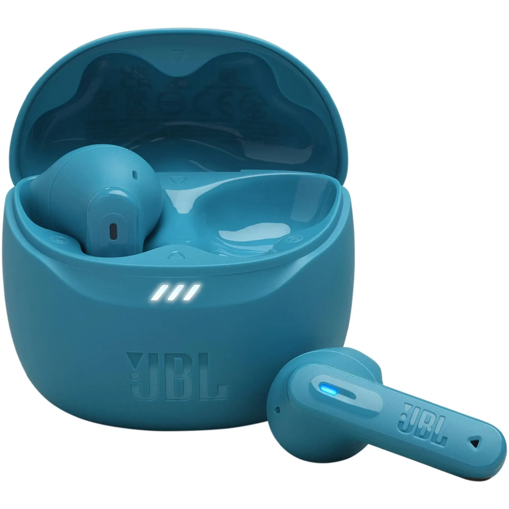 Купити Навушники JBL Tune Flex 2 Turquoise (JBLTFLEX2TQE) - фото 2