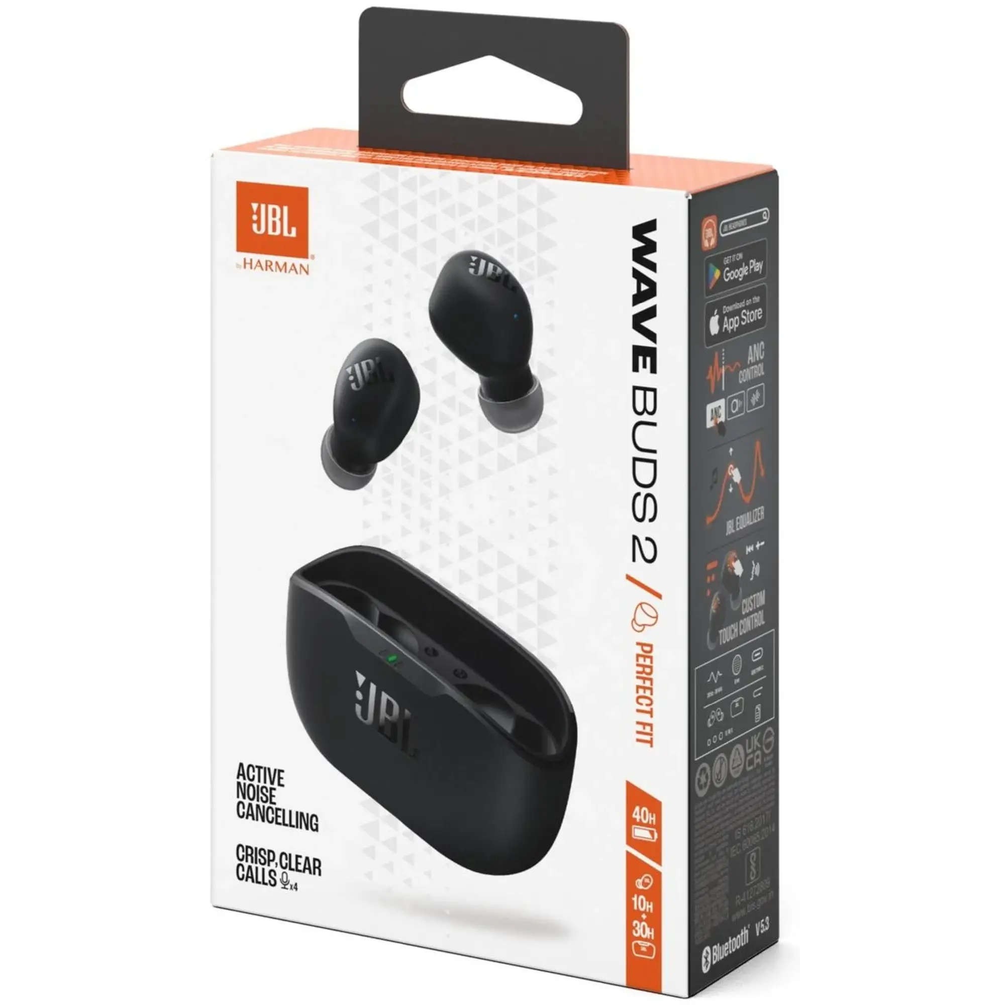 Купить Наушники JBL Wave Buds 2 Black (JBLWBUDS2BLK) - фото 8