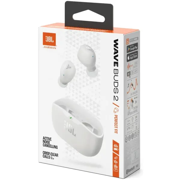 Купить Наушники JBL Wave Buds 2 White (JBLWBUDS2WHT) - фото 8