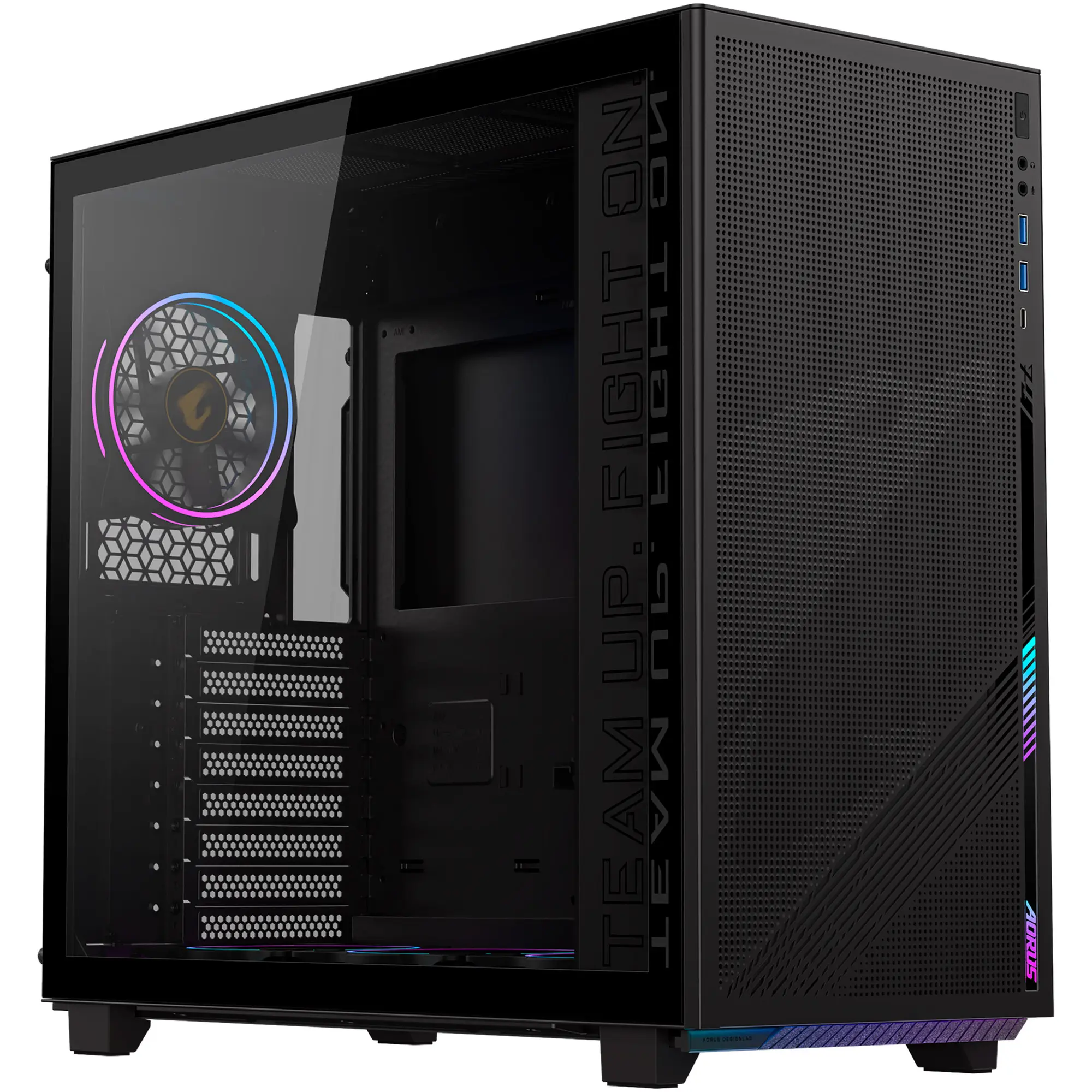 Купить Корпус Gigabyte AORUS C400 Glass Black (GB-AC400G) - фото 1