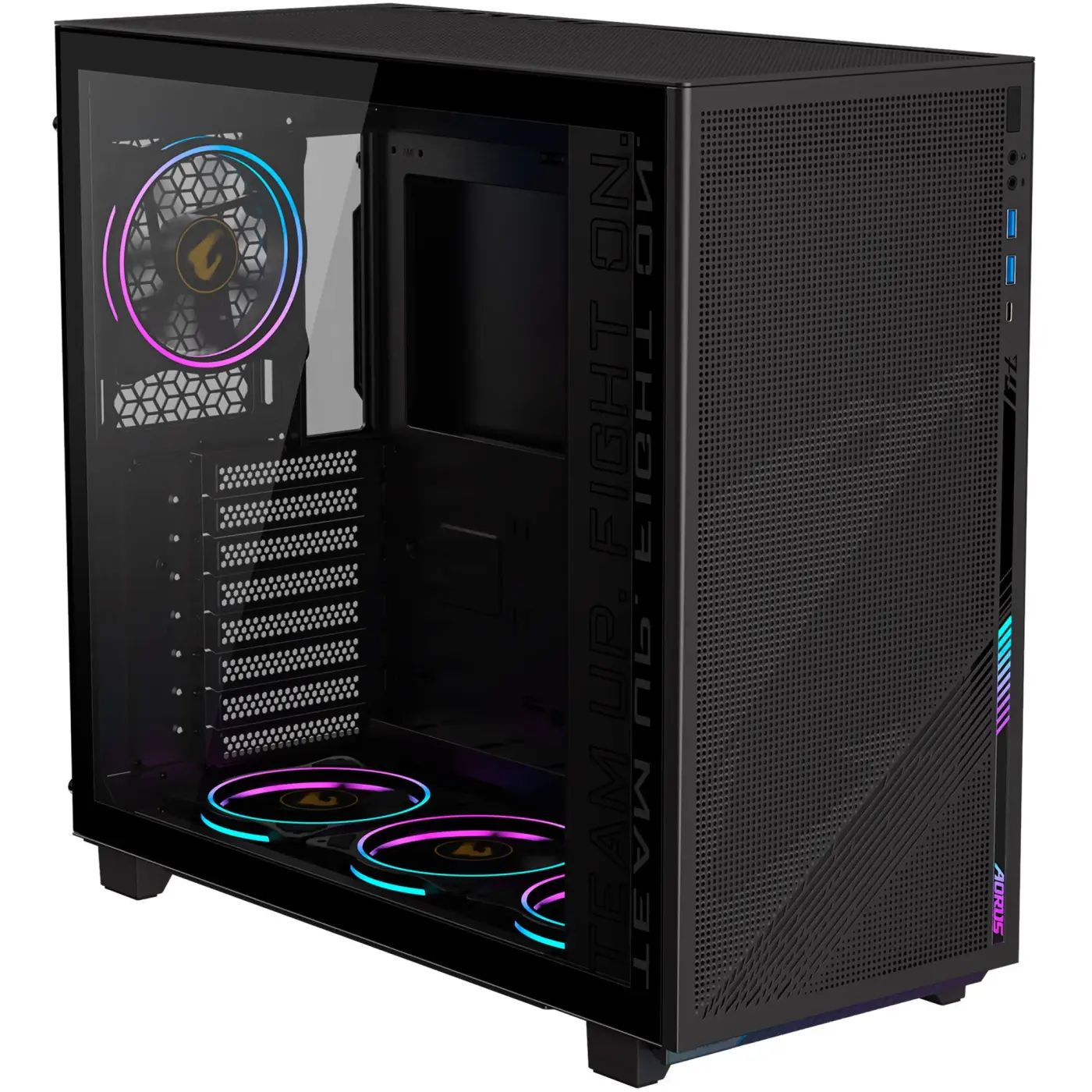 Купить Корпус Gigabyte AORUS C400 Glass Black (GB-AC400G) - фото 2
