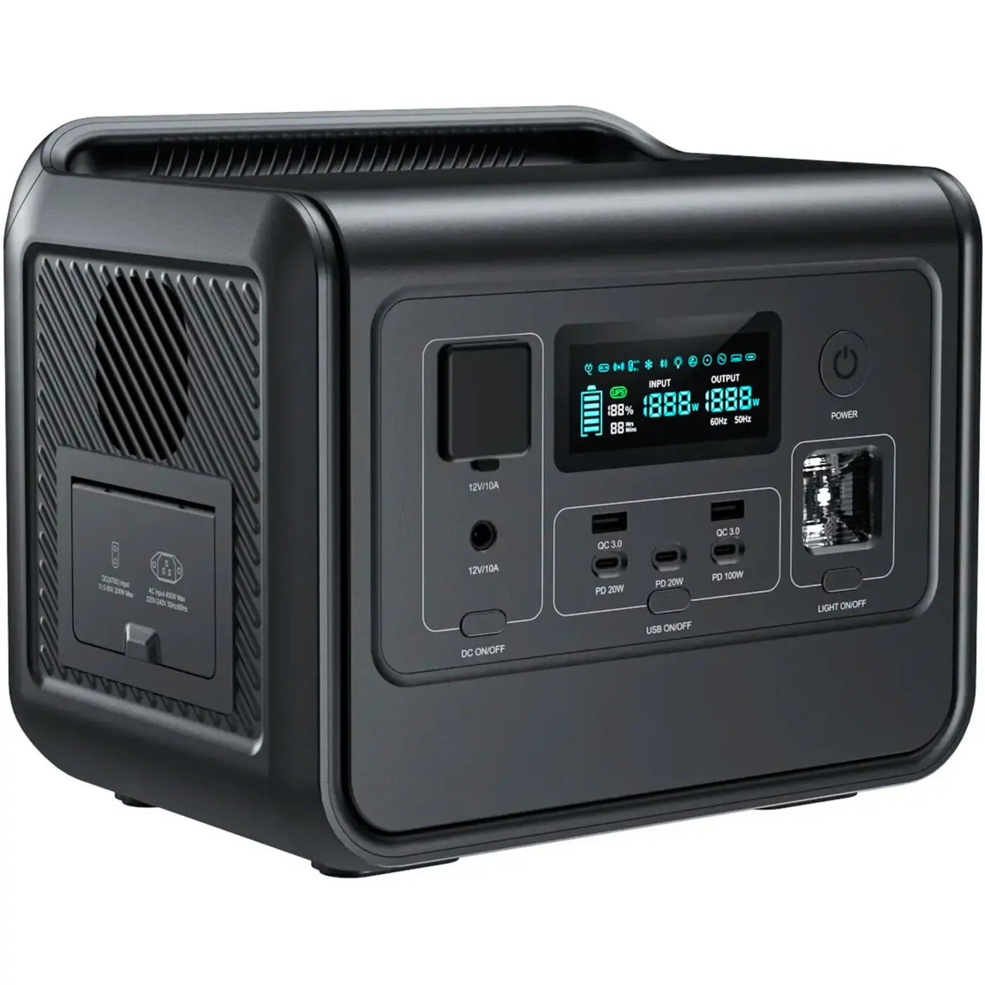 Купити Зарядна станція Choetech BS060 800W 512Whh (BS060-EU-GY) - фото 1