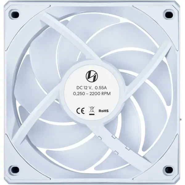Купити Вентилятор Lian Li Uni Fan CL Wireless 120 3 in 1 White (G99.12CL1W3W.00) - фото 3