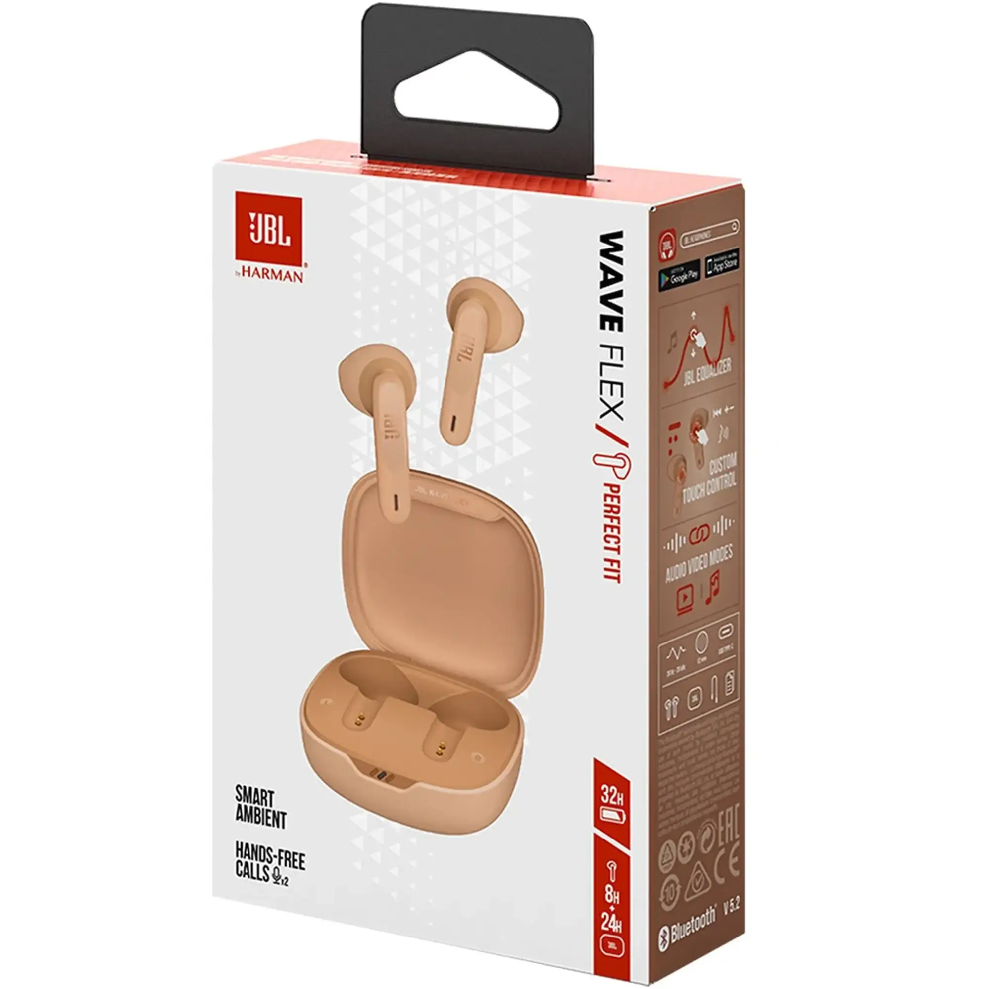 Купить Наушники JBL Wave Flex TWS Beige (JBLWFLEXBEG) - фото 10