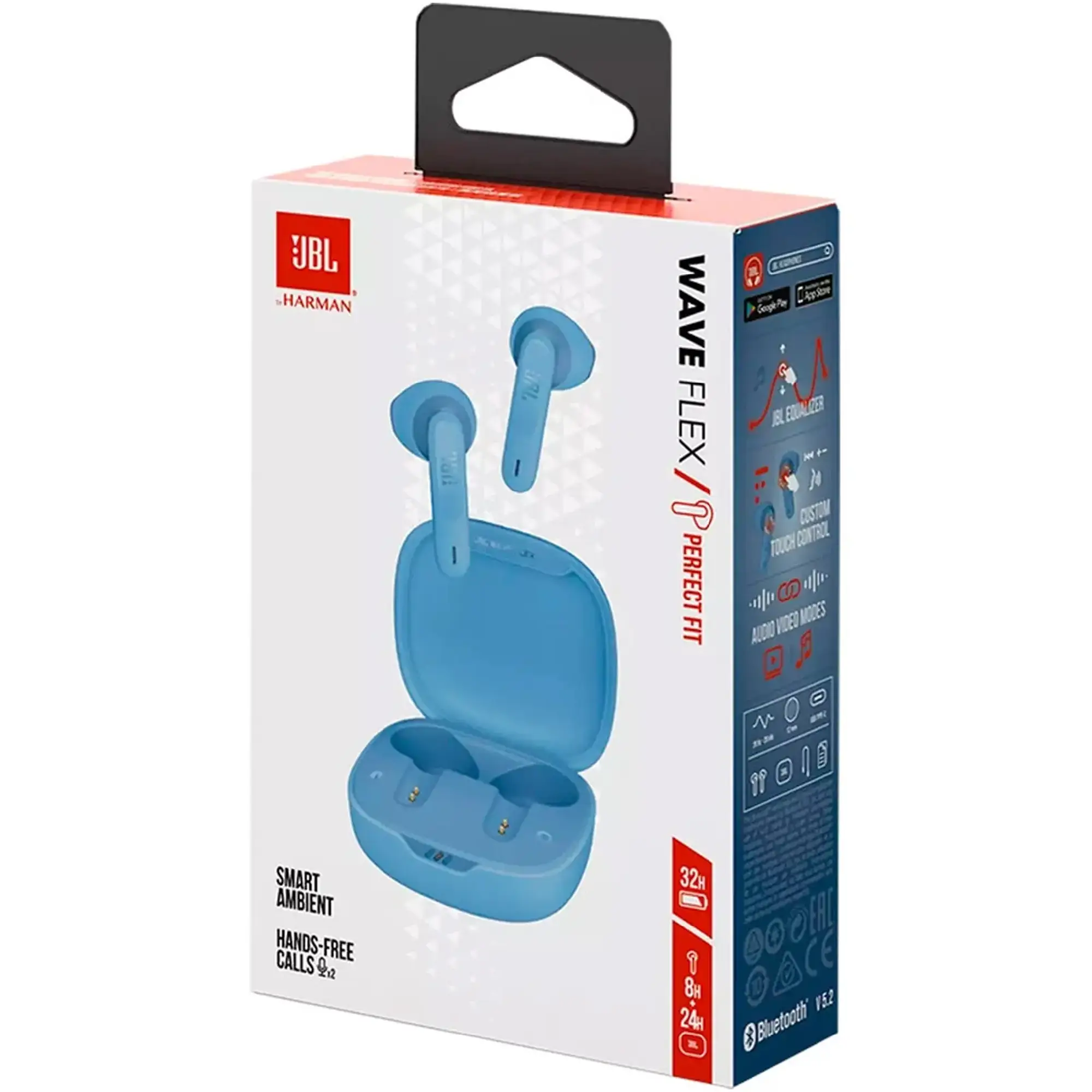 Купить Наушники JBL Wave Flex TWS Blue (JBLWFLEXBLU) - фото 11
