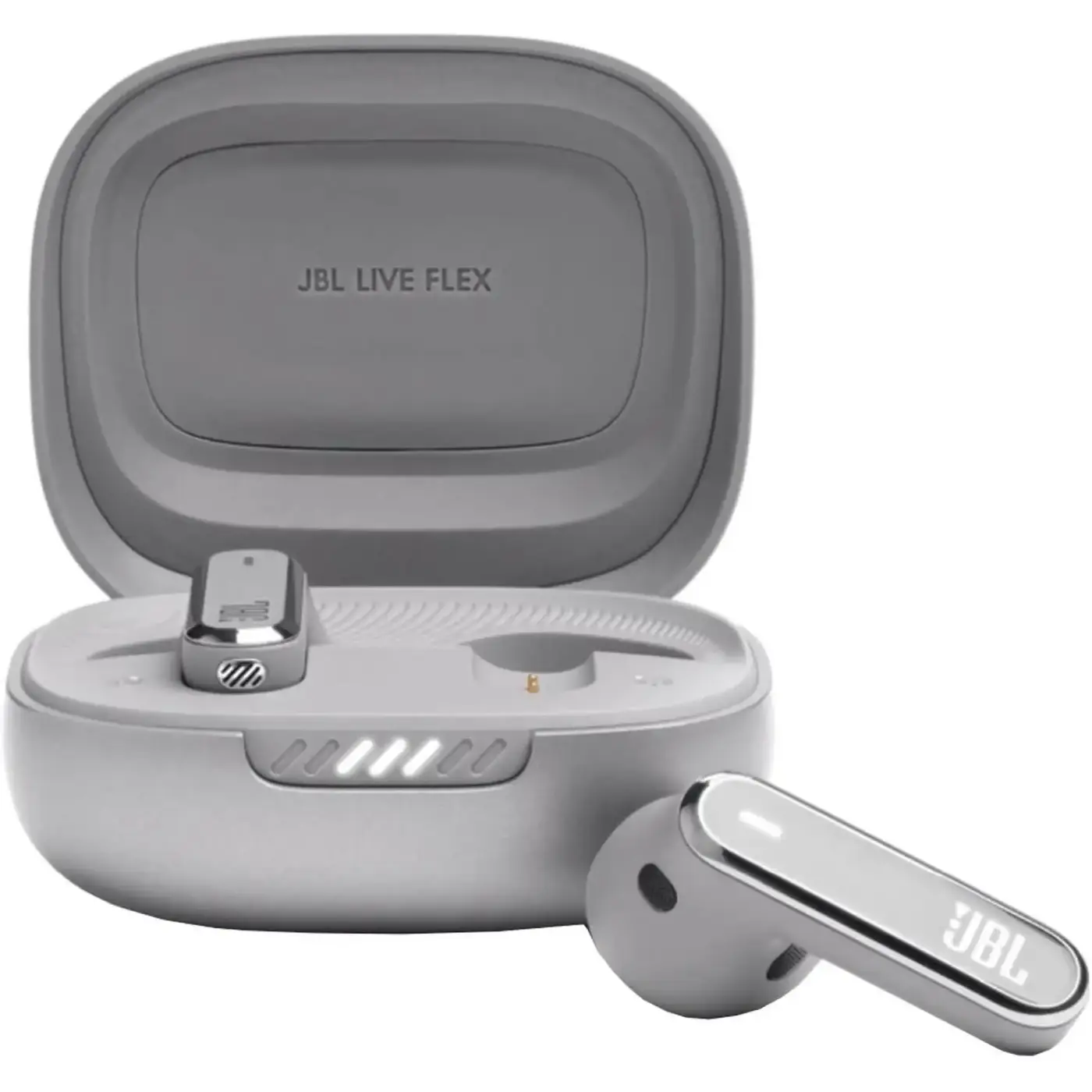 Купити Навушники JBL Live Flex Silver (JBLLIVEFLEXSVR) - фото 1