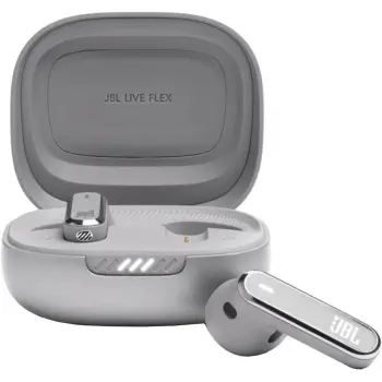 Купити Навушники JBL Live Flex Silver (JBLLIVEFLEXSVR) - фото 1