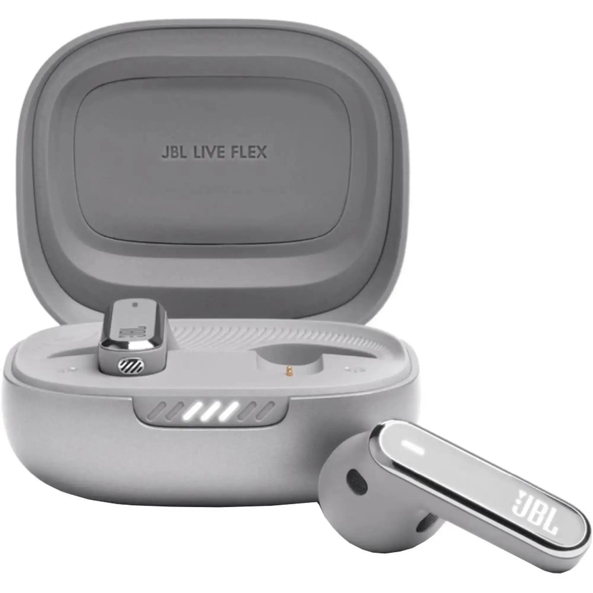 Купити Навушники JBL Live Flex Silver (JBLLIVEFLEXSVR) - фото 1