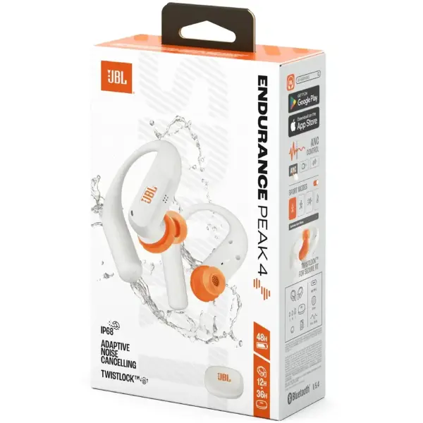 Купить Наушники JBL Endurance Peak 4 White (JBLENDUPEAK4WHT) - фото 8