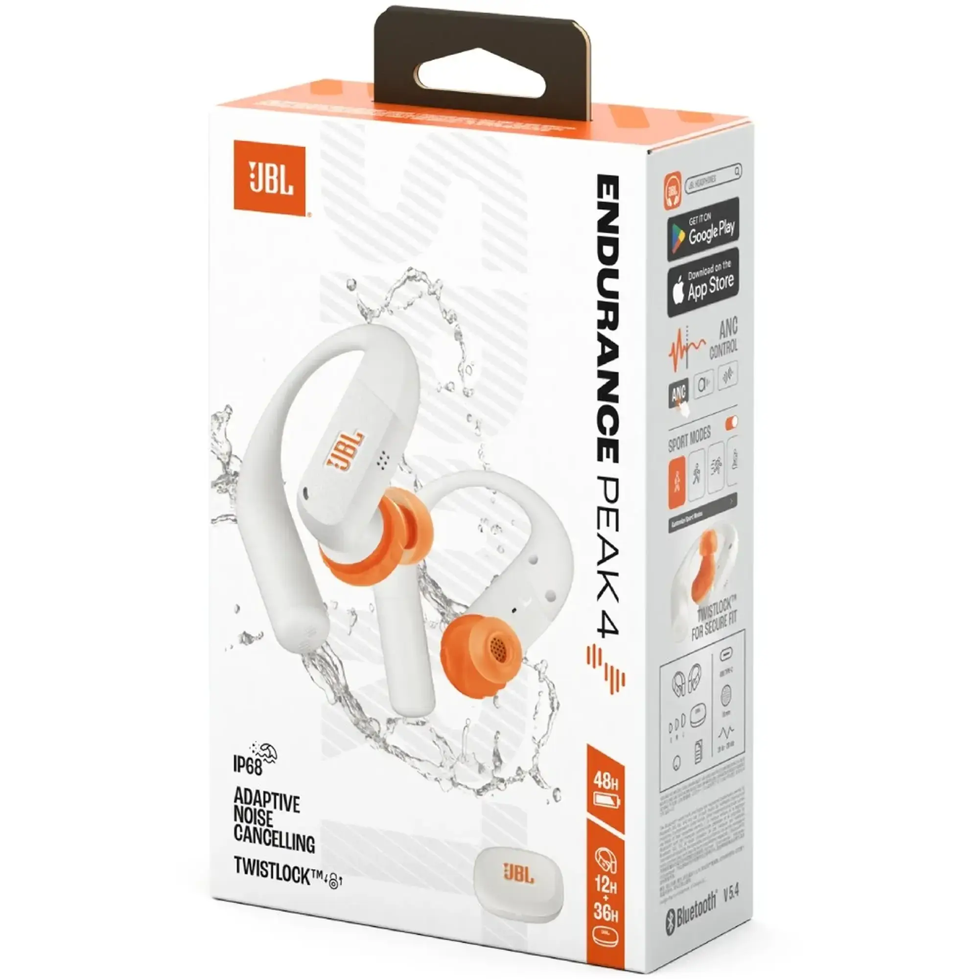Купить Наушники JBL Endurance Peak 4 White (JBLENDUPEAK4WHT) - фото 8