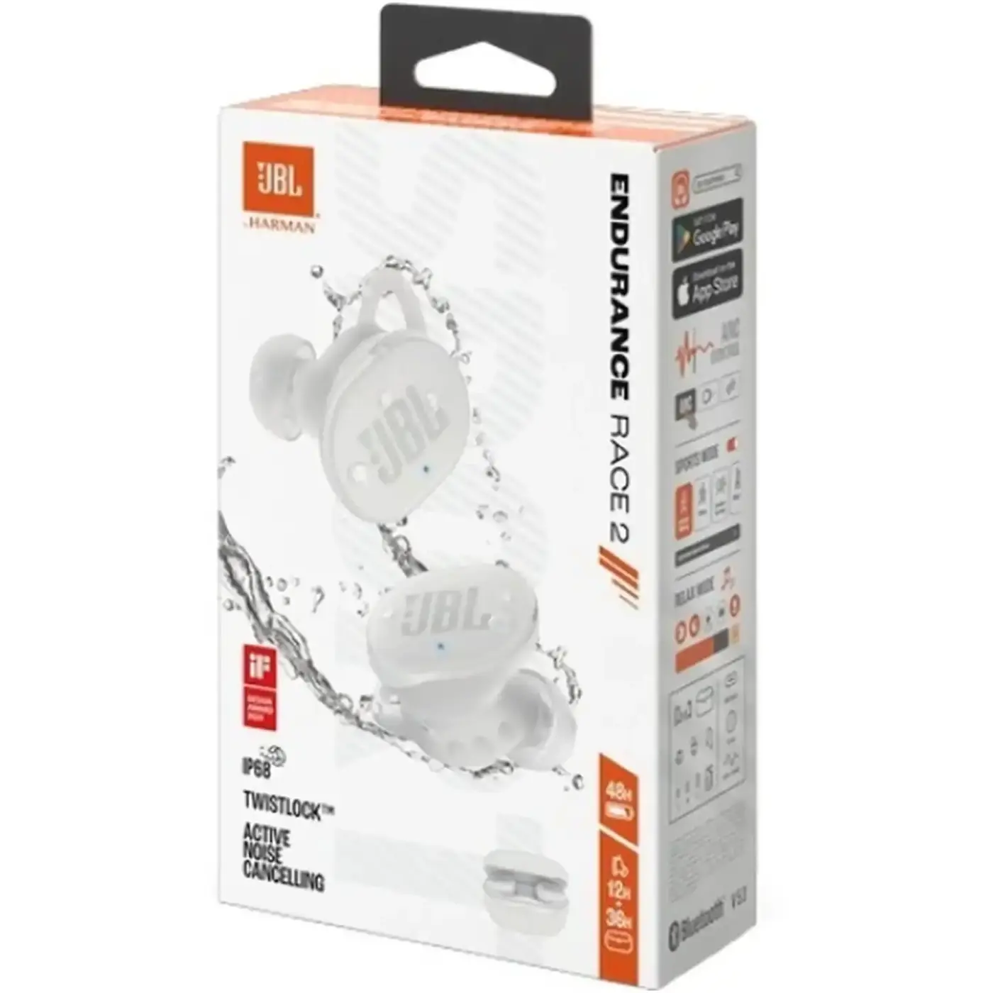 Купить Наушники JBL Endurance Race 2 White (JBLENDURACE2WHT) - фото 8