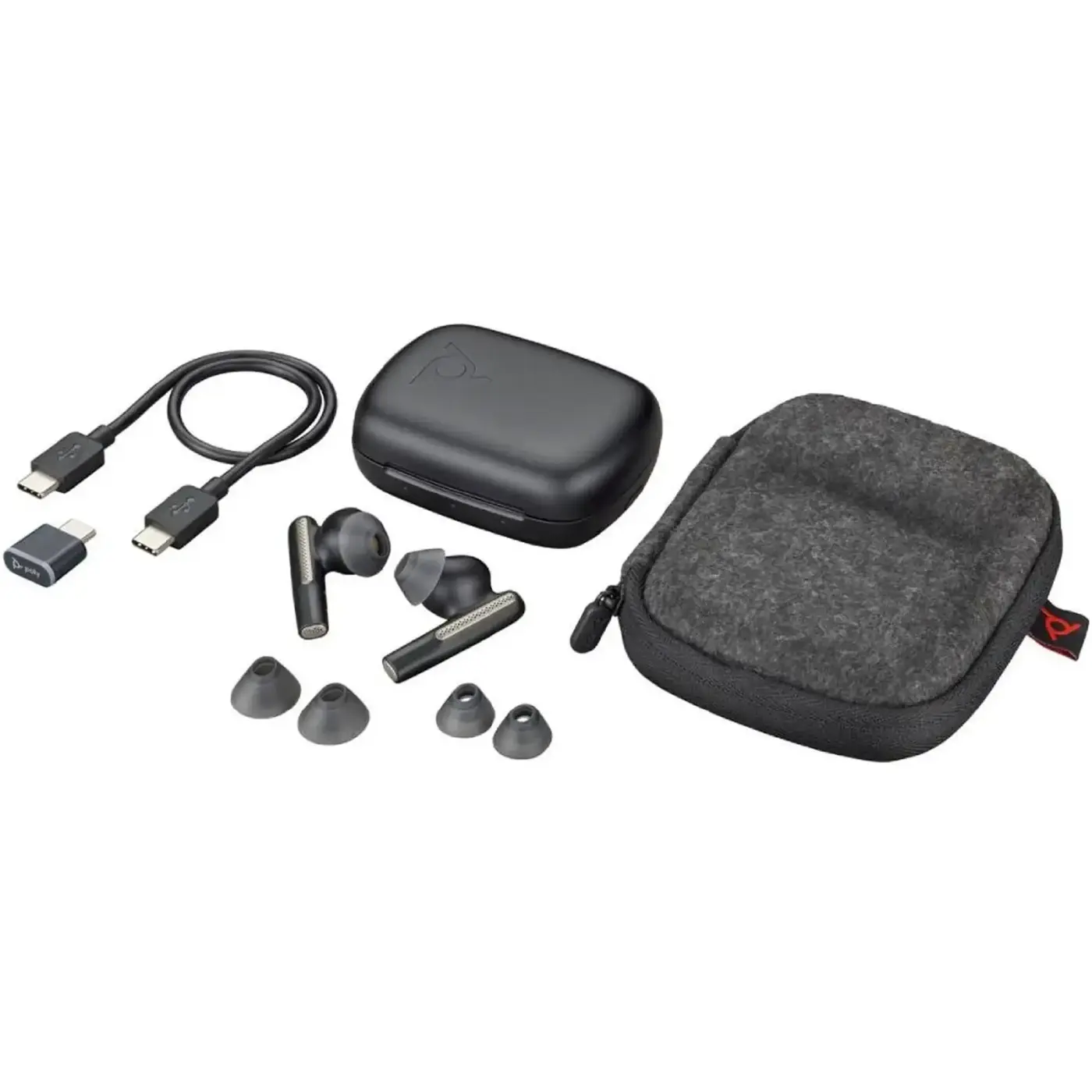 Купить Наушники Poly Voyager Free 60 Earbuds + Bt700C + Bchc Black (7Y8H4AA) - фото 6