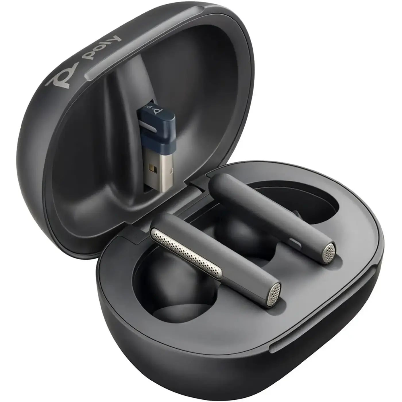 Купить Наушники Poly Voyager Free 60+ Earbuds + Bt700A + Tschc Black (7Y8G3AA) - фото 4