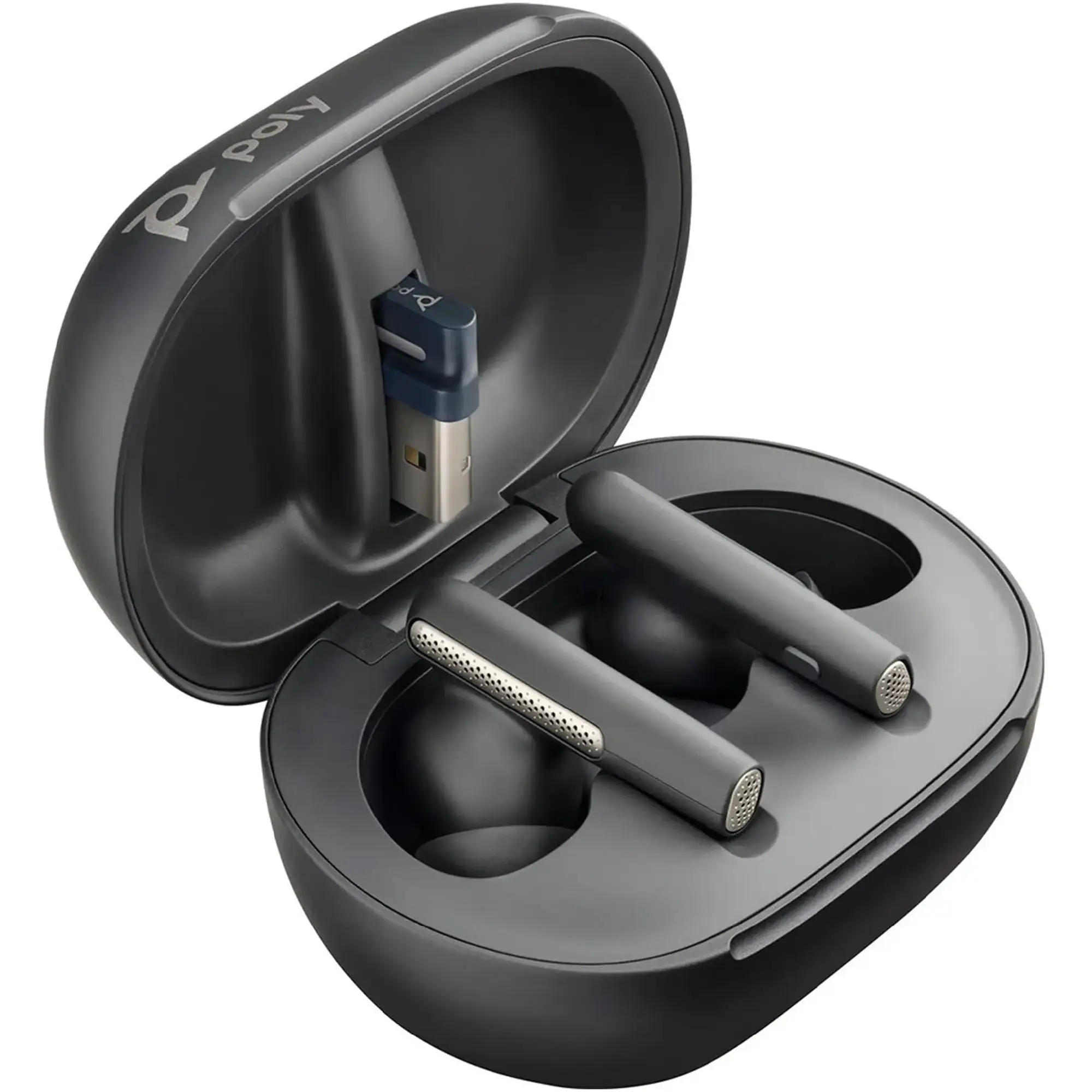 Купить Наушники Poly Voyager Free 60+ Earbuds + Bt700A + Tschc Black (7Y8G3AA) - фото 4