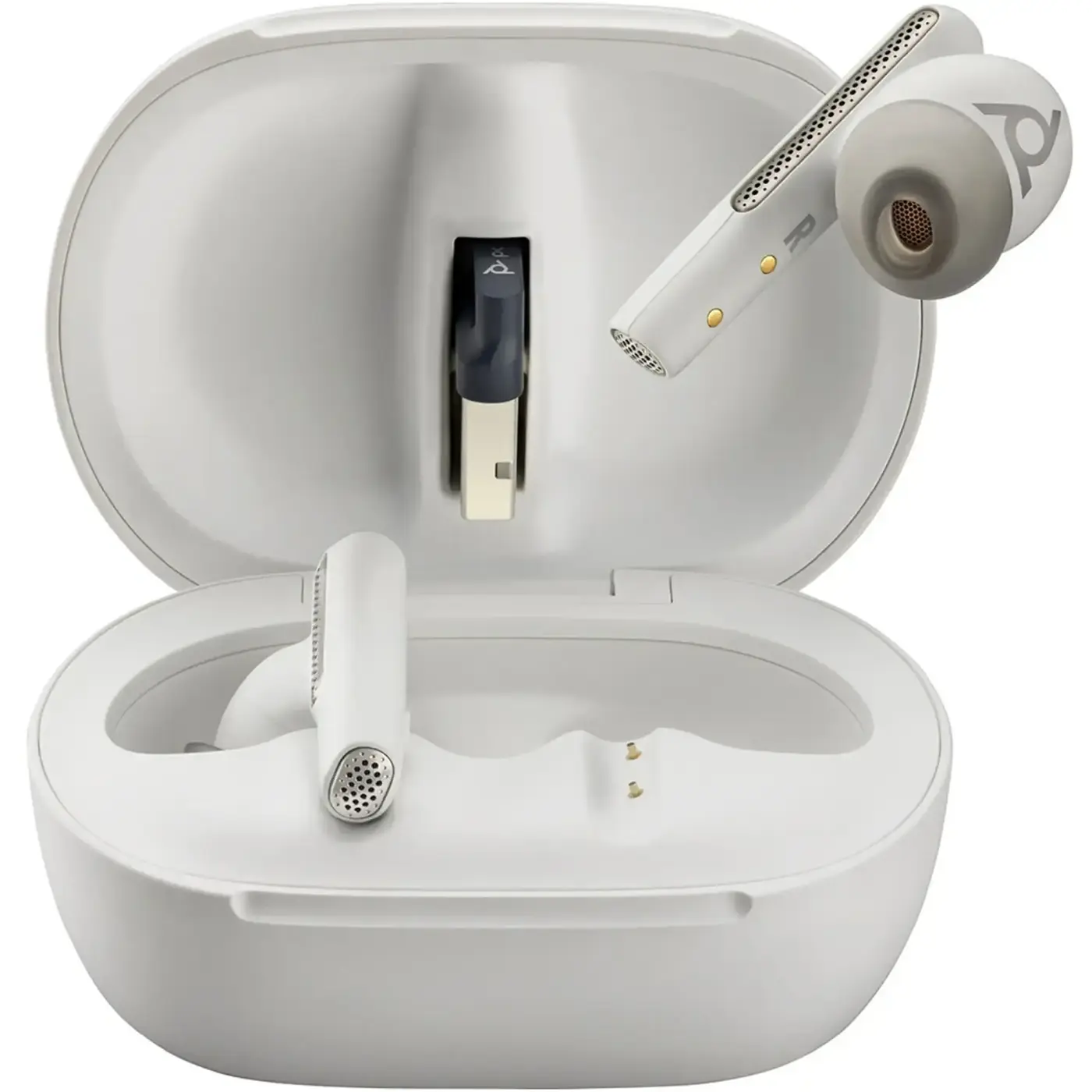 Купити Навушники Poly Voyager Free 60+ Earbuds + Bt700A + Tschc White (7Y8G5AA) - фото 4