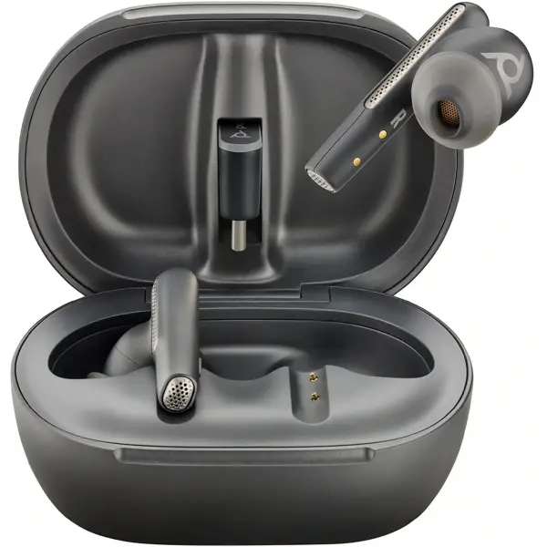 Купить Наушники Poly Voyager Free 60+ Earbuds + Bt700C + Tschc Black (7Y8G4AA) - фото 4