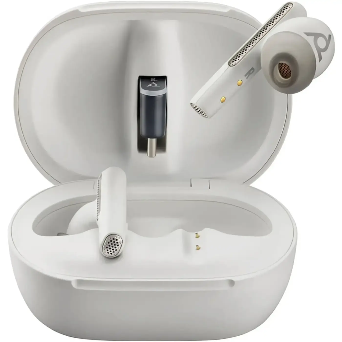 Купить Наушники Poly Voyager Free 60+ Earbuds + Bt700C + Tschc White (7Y8G6AA) - фото 2