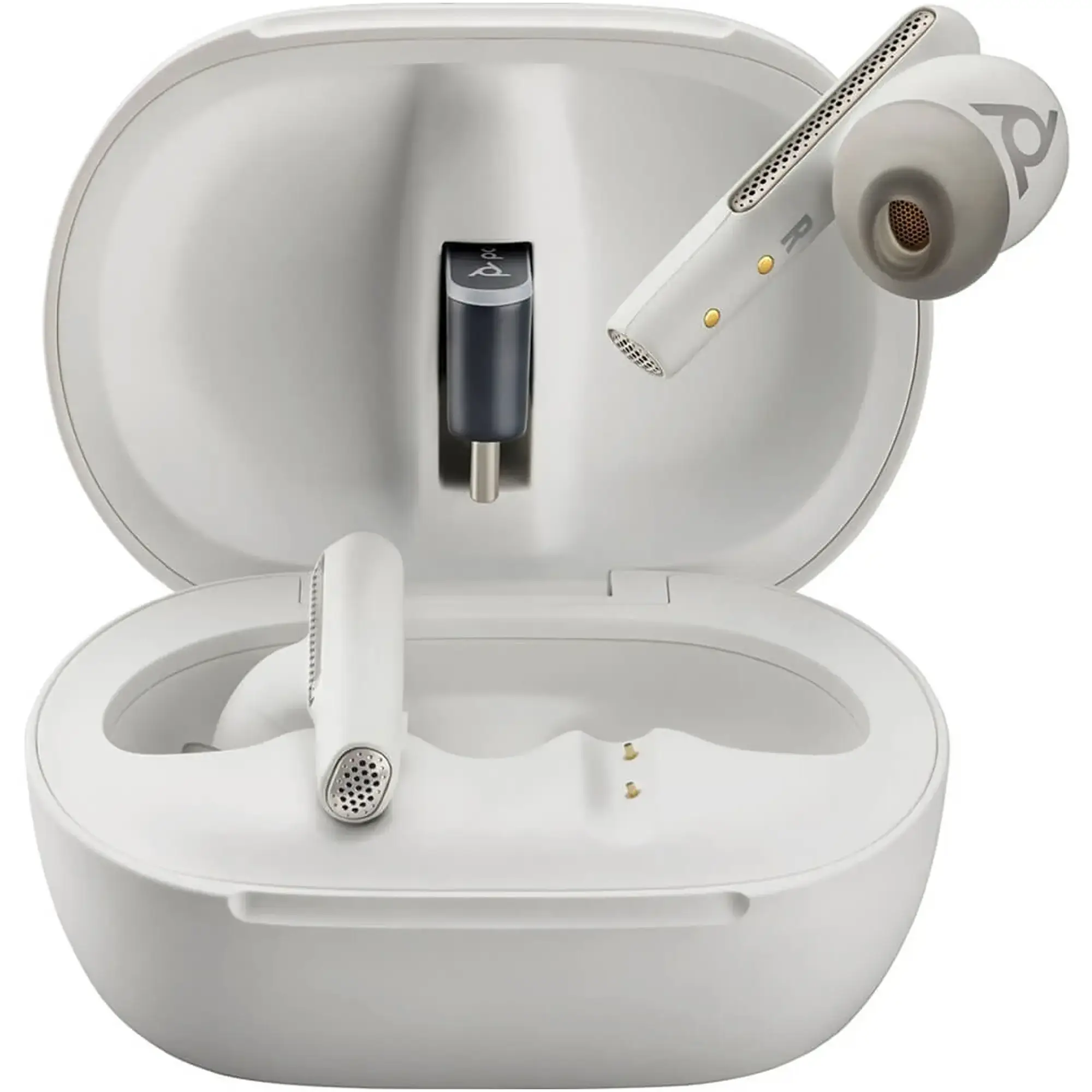 Купить Наушники Poly Voyager Free 60+ Earbuds + Bt700C + Tschc White (7Y8G6AA) - фото 2