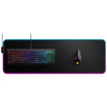 Купити Ігрова поверхня SteelSeries QcK Prism Cloth 3XL Etail RGB Black (63512) - фото 1