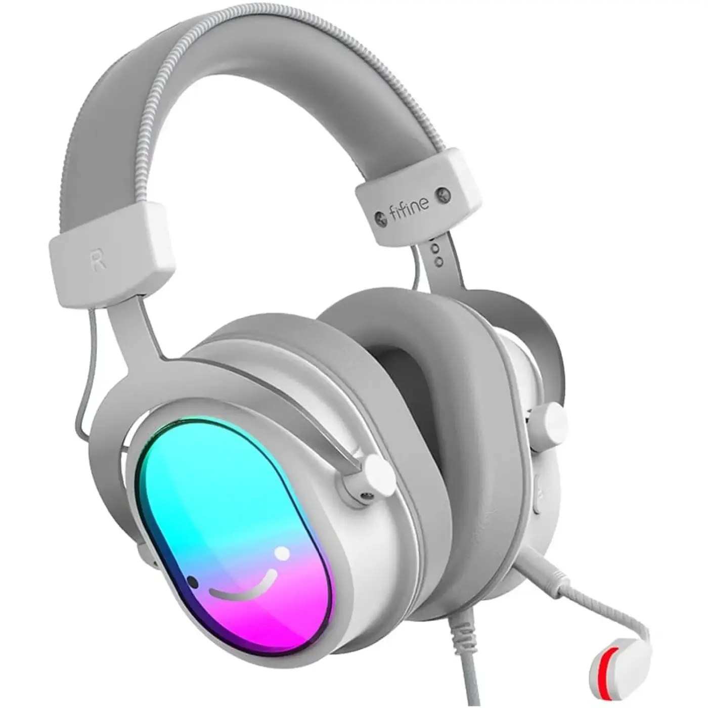 Купити Навушники Fifine H16 7.1 White RGB - фото 3