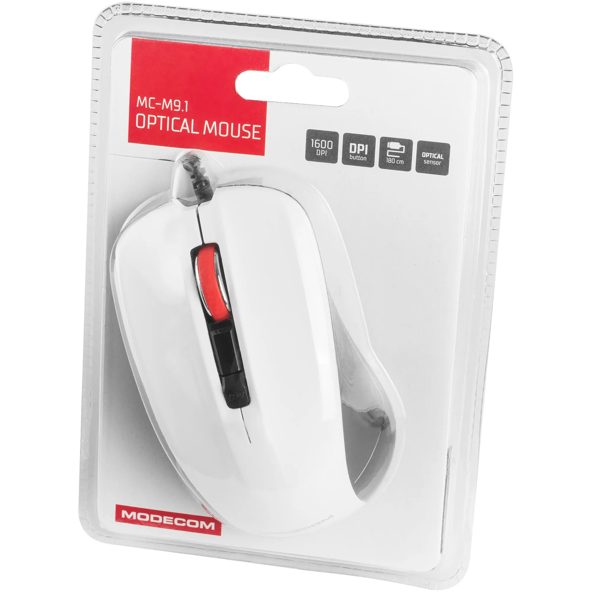 Купити Мишка Modecom MC-M9.1 USB White (M-MC-00M9.1-200) - фото 5
